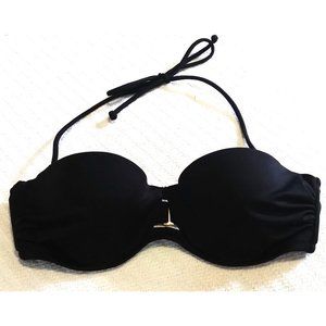 Victoria's Secret Swim Black 34B Convertible Top